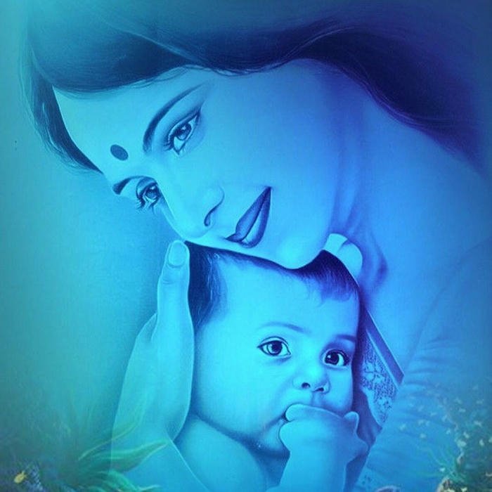 Love maa image warm family emotions art