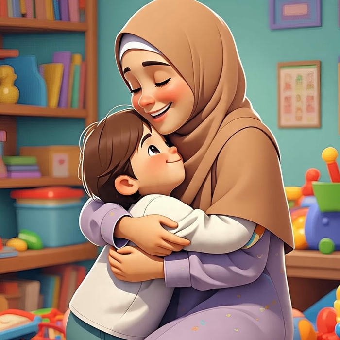 Maa love image beautiful family bond emotion