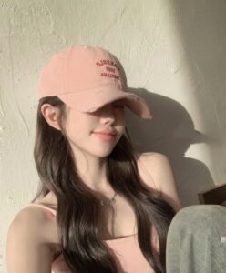 Minimal cap girl dp clean style