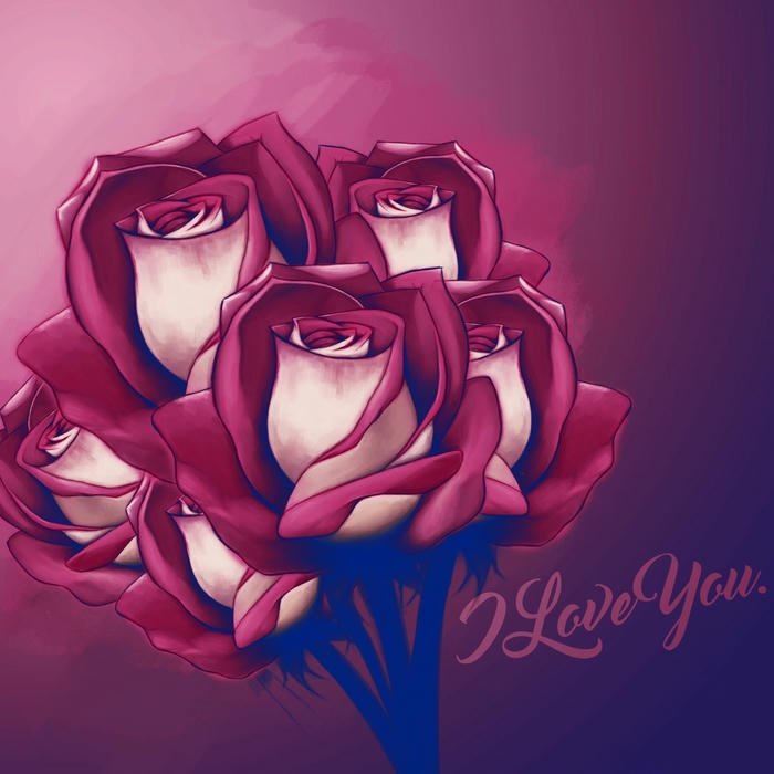 Rose love image hd artistic floral love scene