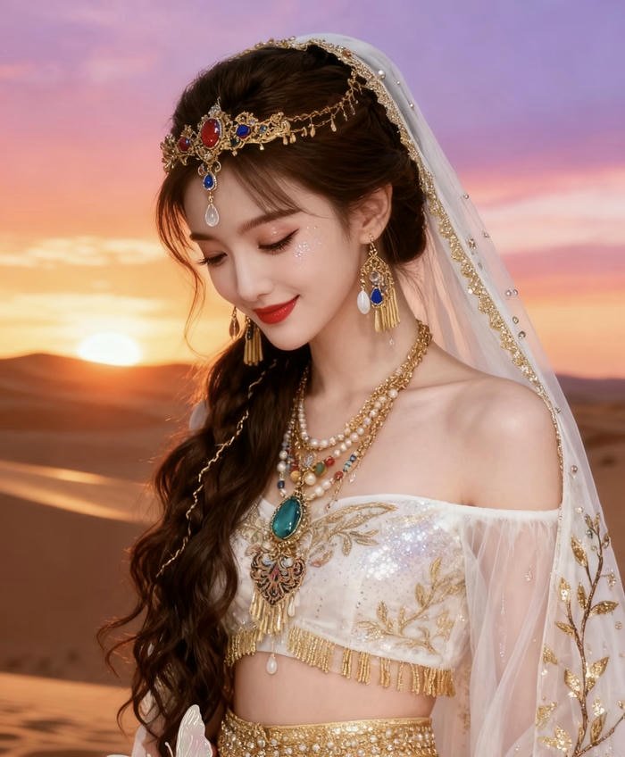 Royal vibe saree girl dp style