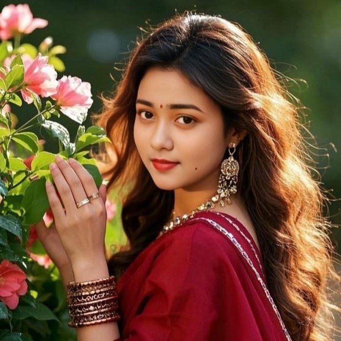 Saree Girl DP portrait