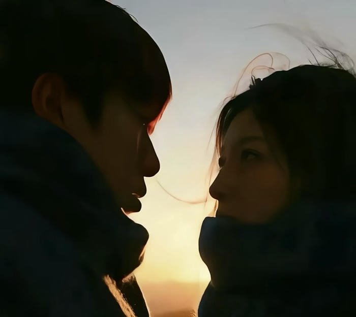 Silent pain sad couple dp aesthetic