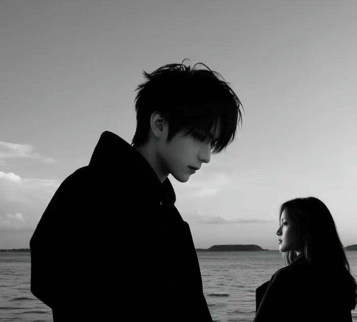 Silent tears sad couple dp look