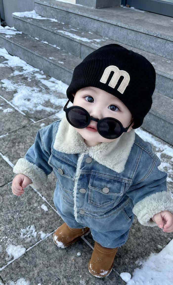 Simple portrait cute dp for boys look