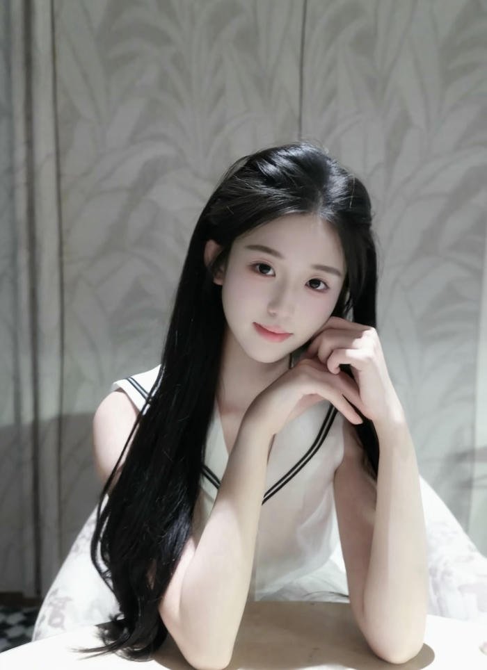 Simple single girl dp clean portrait