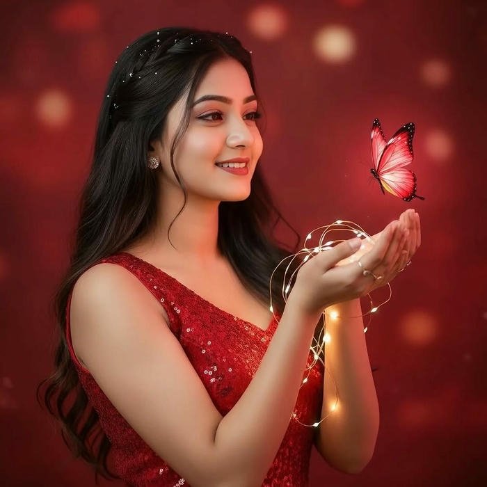 aesthetic Saree Girl DP