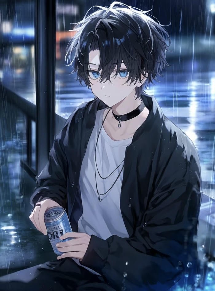 aesthetic cartoon dp for boys vibe