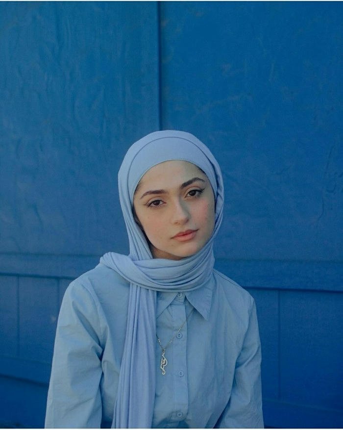 artistic muslim girl dp portrait style