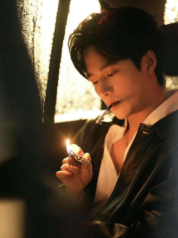 artistic smoking boy