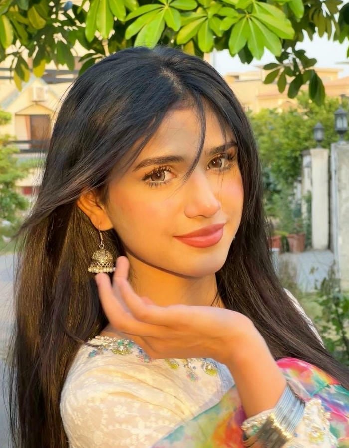 calm indian girl dp serene portrait