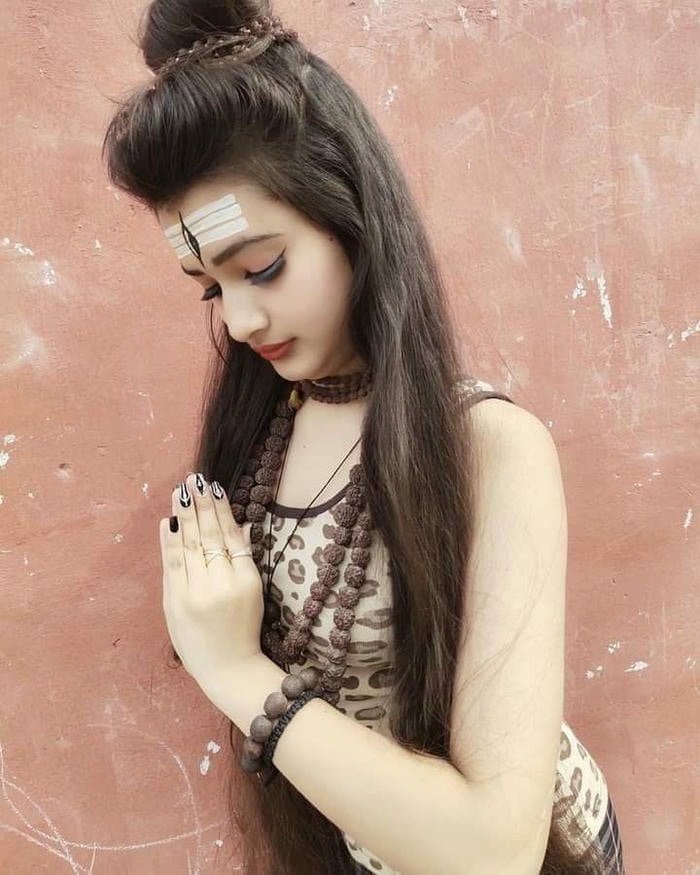 calm mahadev dp for girls devotion