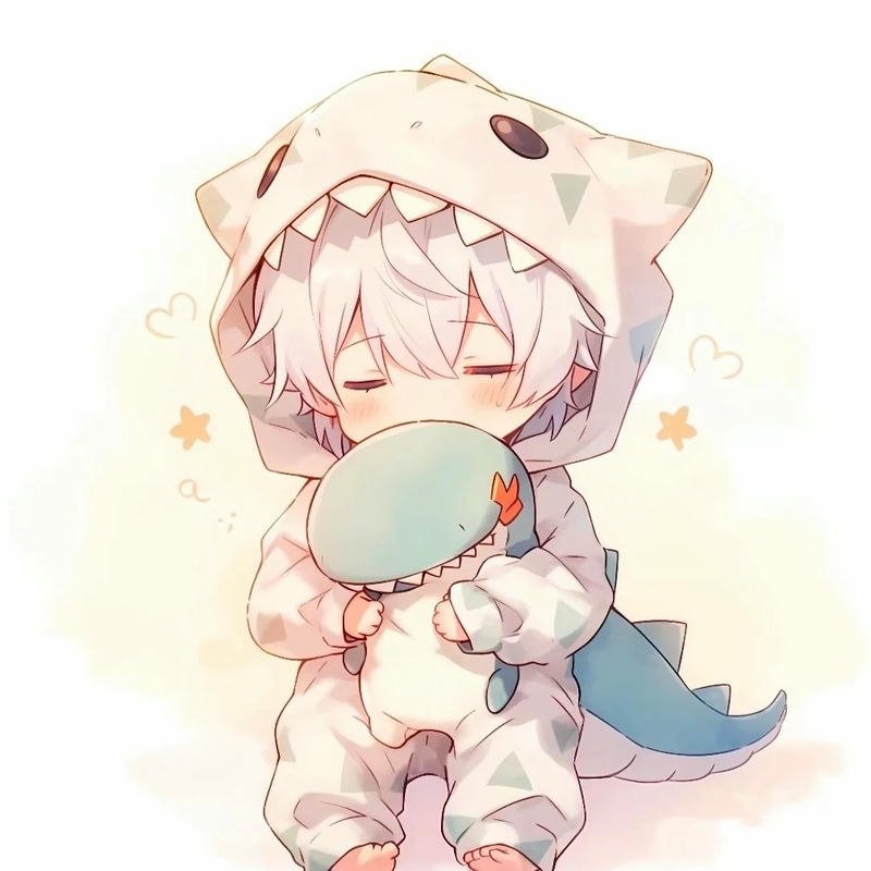 cartoon cute boy dp pose