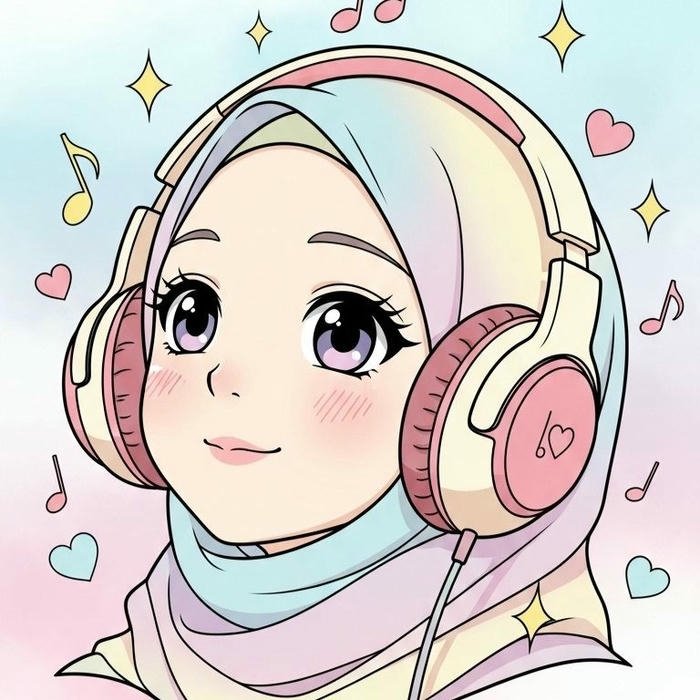 cartoon hijab dp sweet cartoon dp
