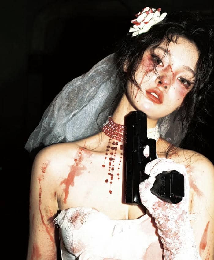 crazy expression girl dp