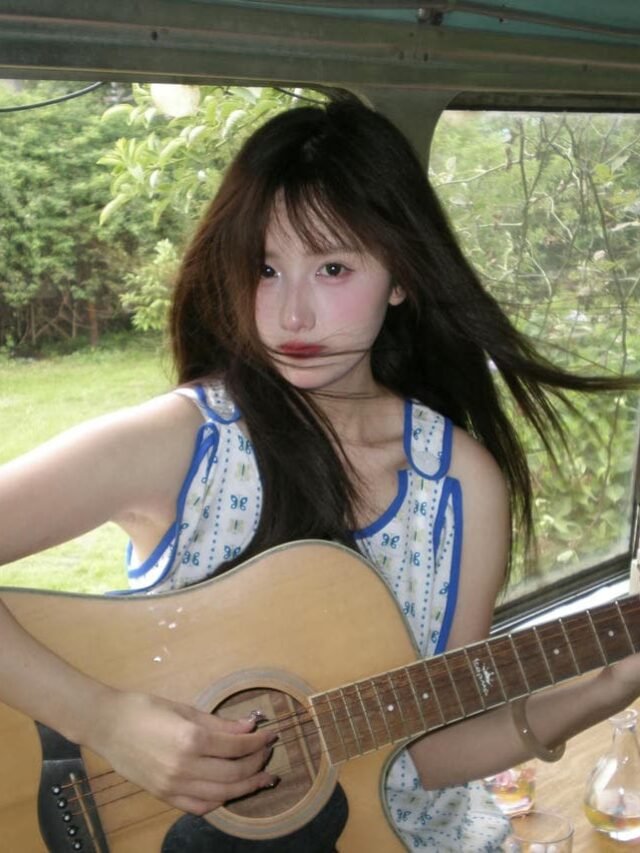 195+ guitar girl DP aesthetic vibes for charming profile pics