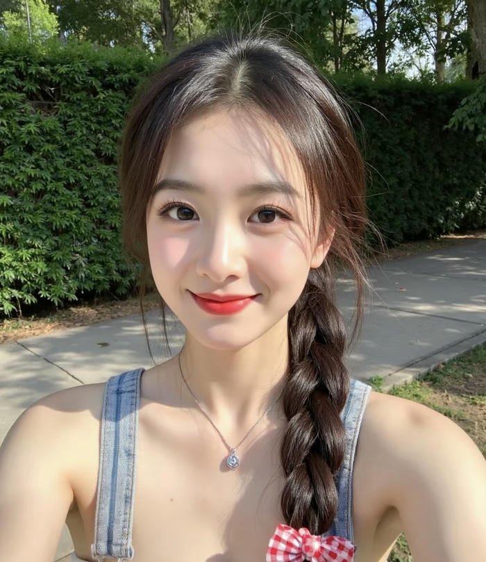 cute aesthetic female portrait