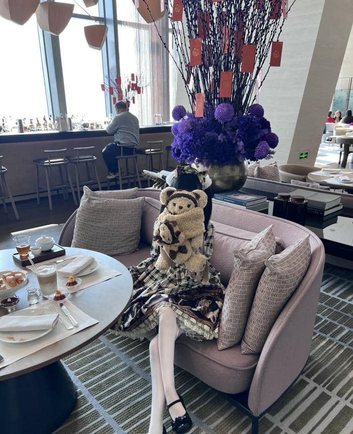 cute plush moment for teddy bear girl dp