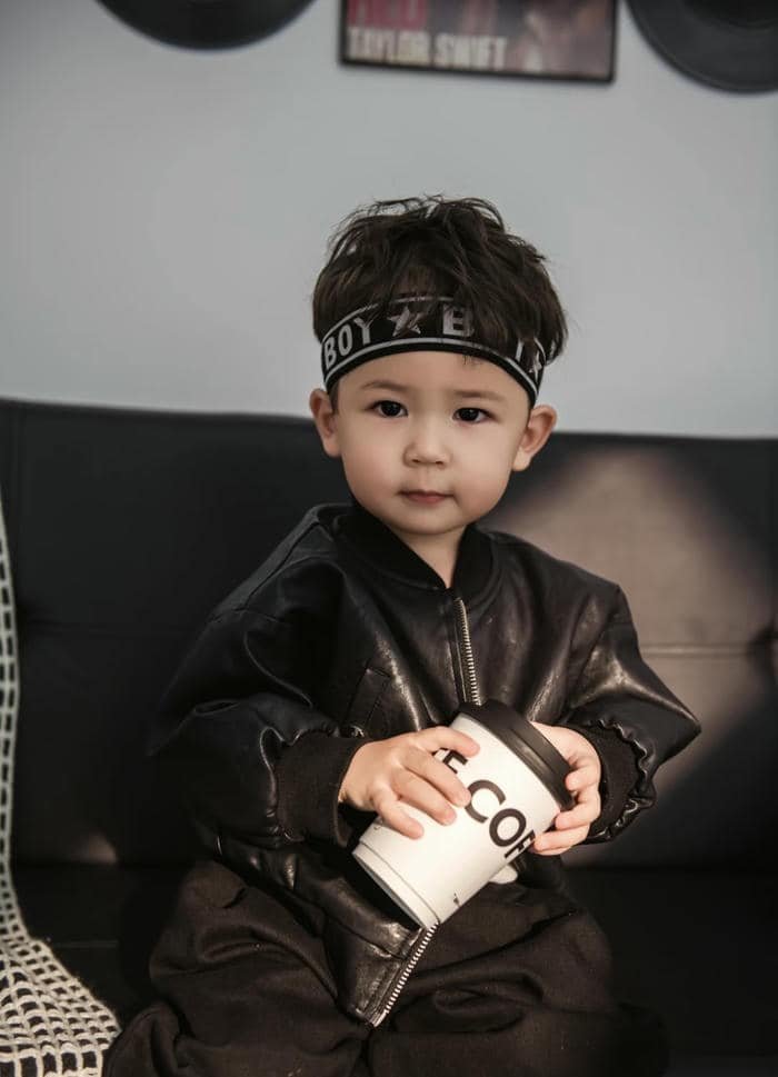 cute stylish baby boy