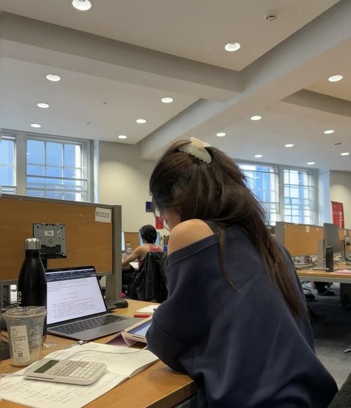 exam study girl profile