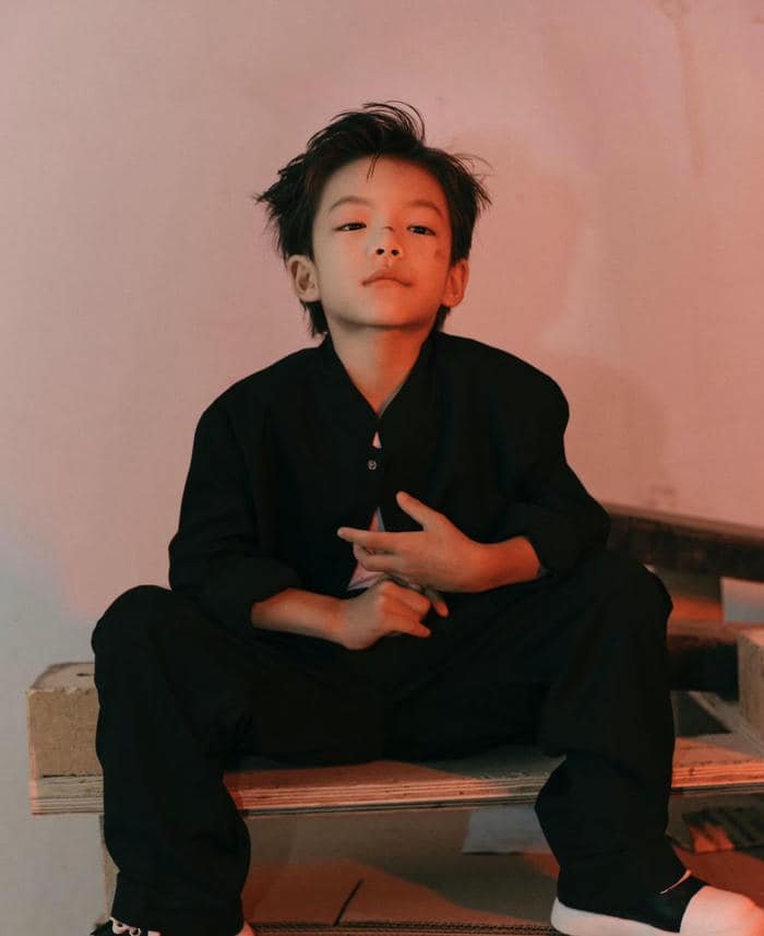 fashionable baby boy