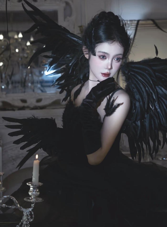 girl silhouette black dp