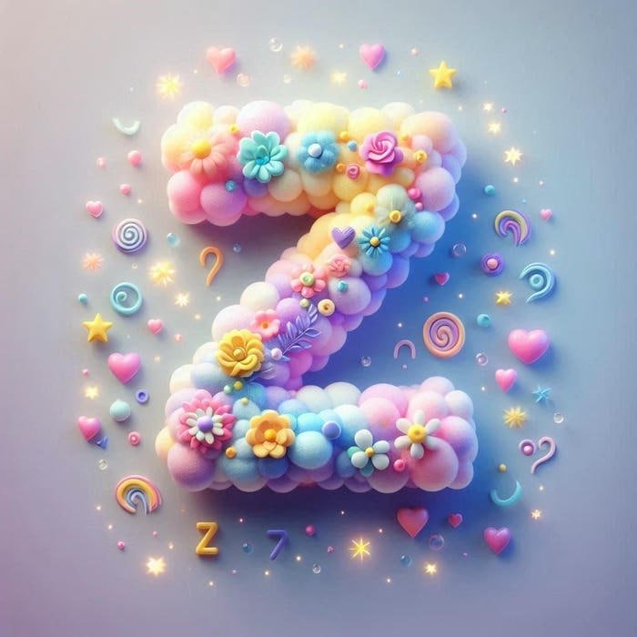 graphic built on z initial