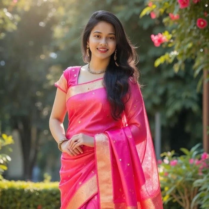 modern Saree Girl DP
