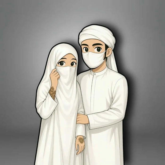 muslim couple dp aesthetic halal couple portrait