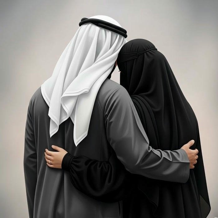 muslim couple dp cute islamic love avatar