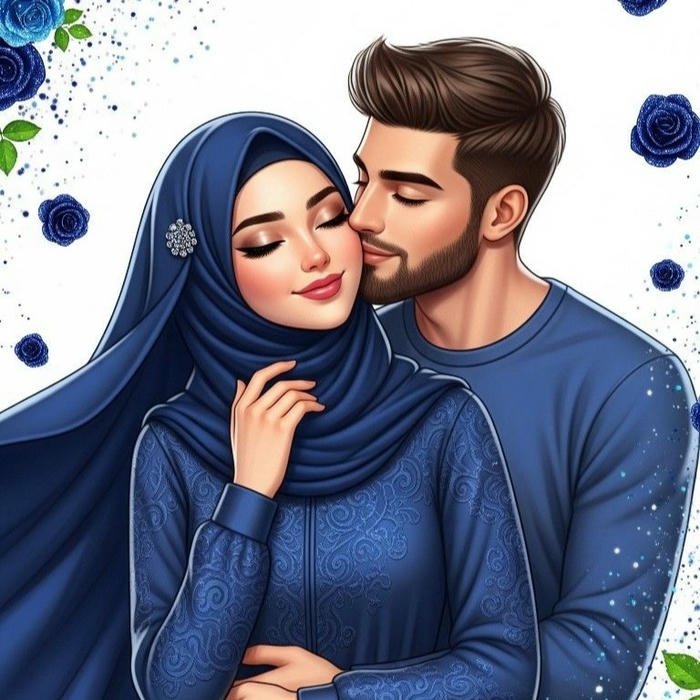 muslim couple dp hd romantic halal love image