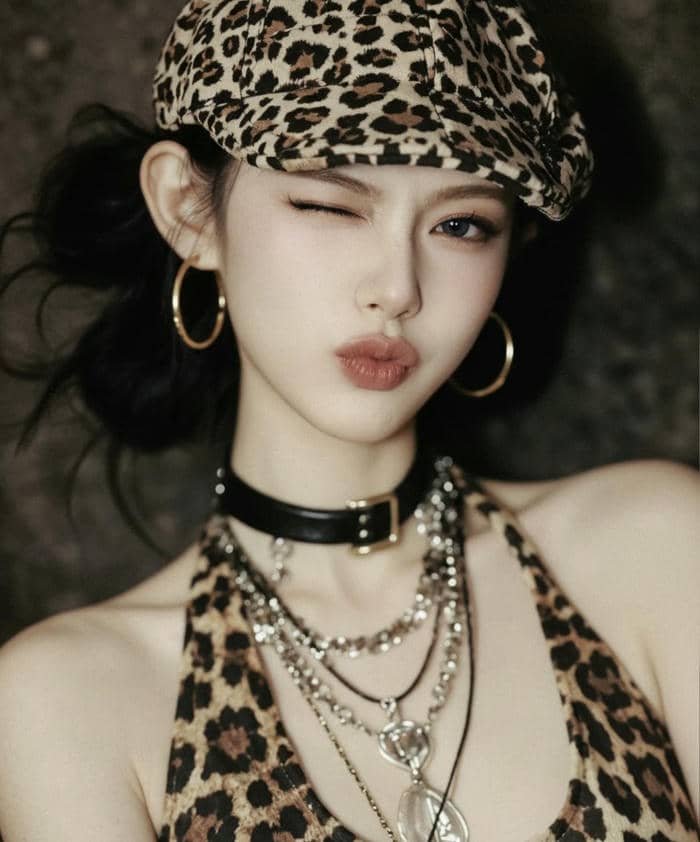 playful aura girl display