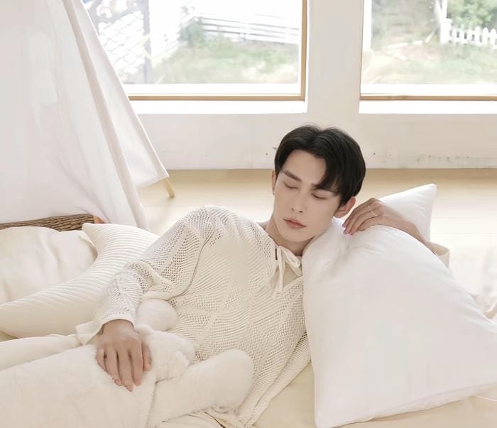 profile pose silent boy