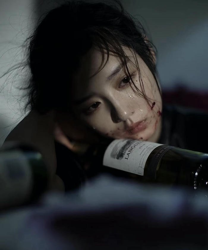 sad charm in girls sad dp