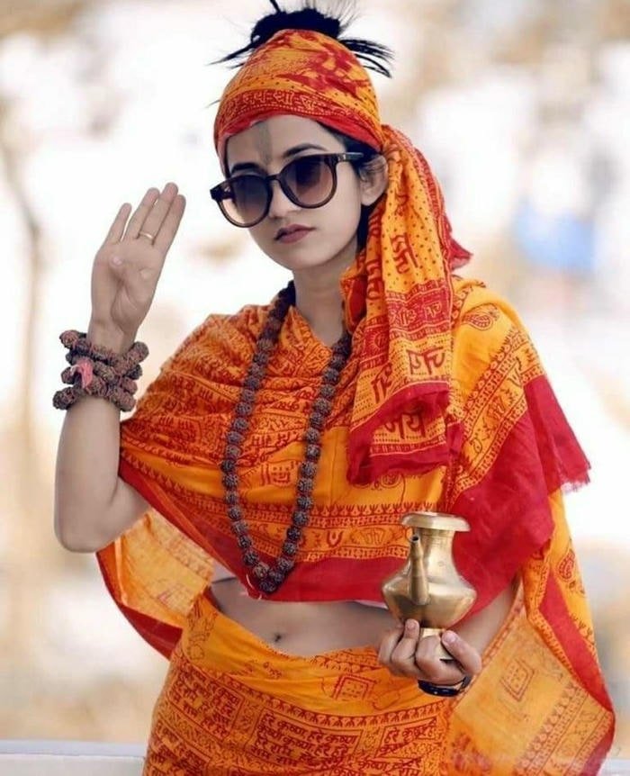 serene mahadev dp for girls peace