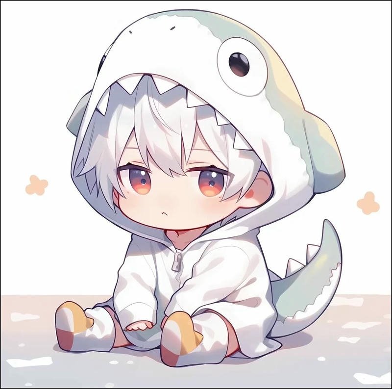 simple cute boy dp cartoon