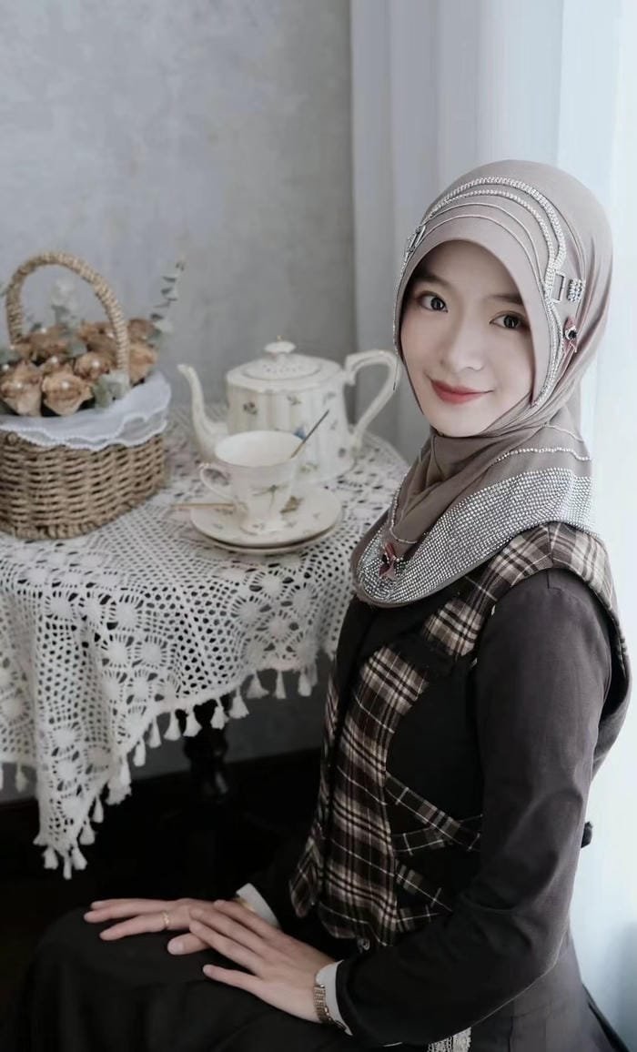 simple holy vibe in ramadan dp for girls