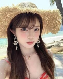 subtle earrings in female dp