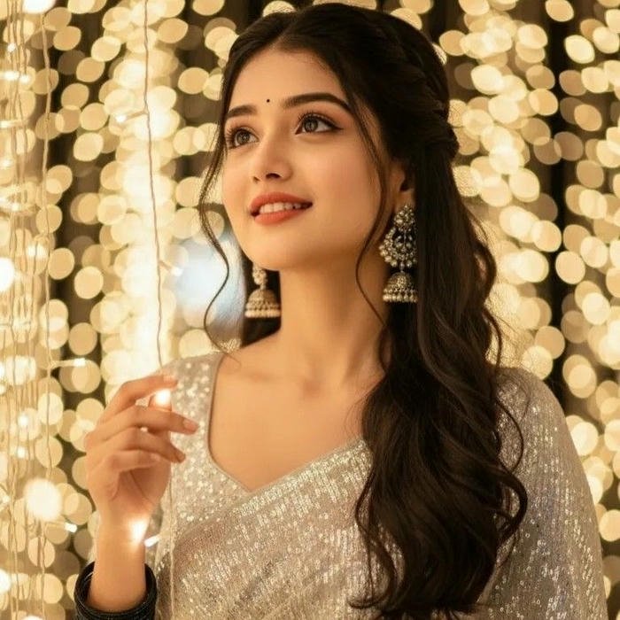 traditional Saree Girl DP