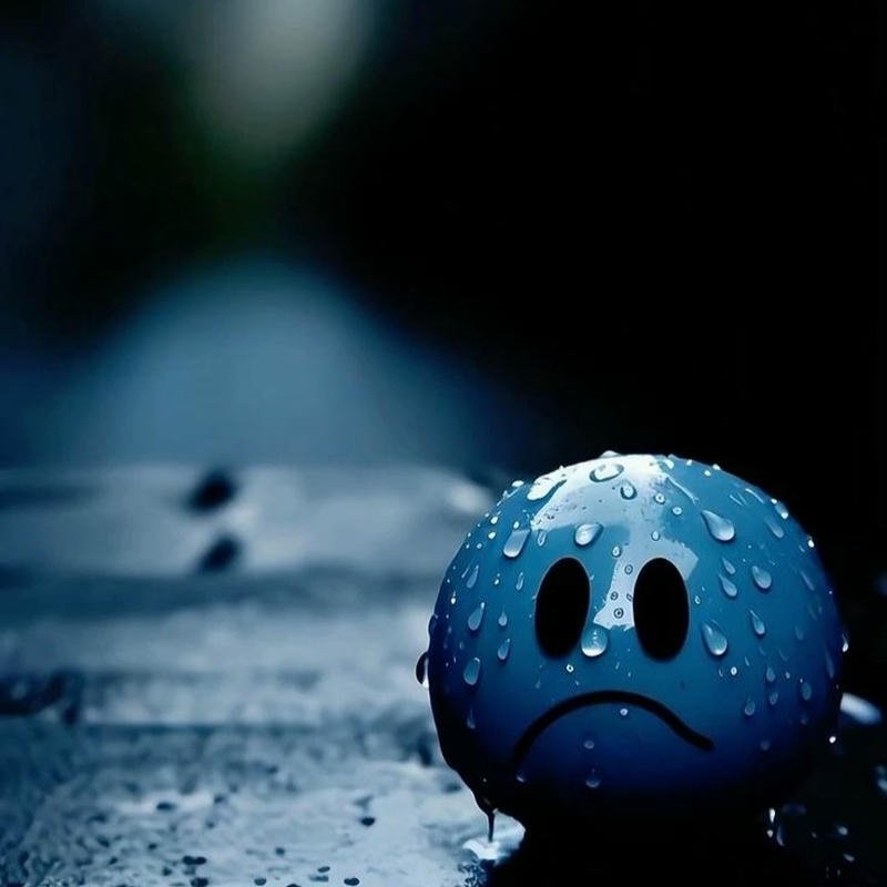 vintage sad emoji dp
