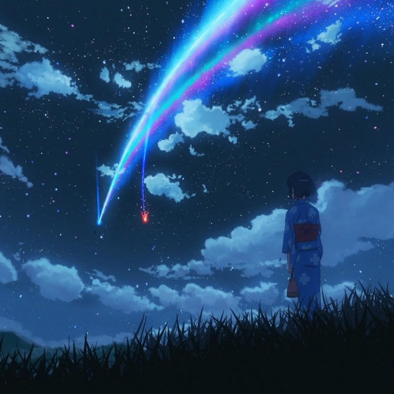 vintage your name anime dp