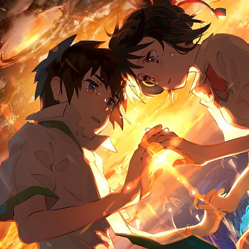 your name anime dp magic vibe