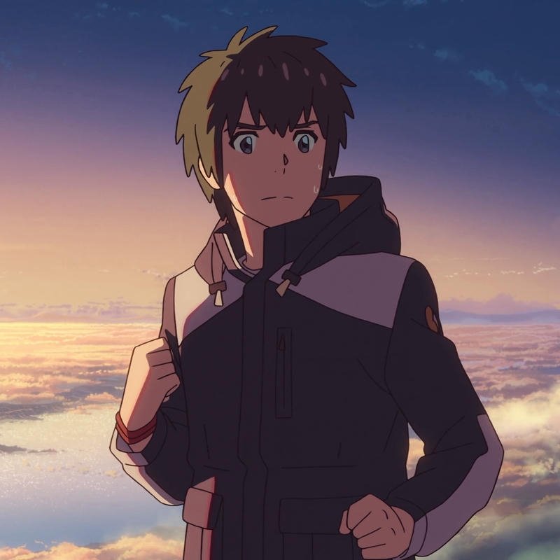 your name dp anime clean style
