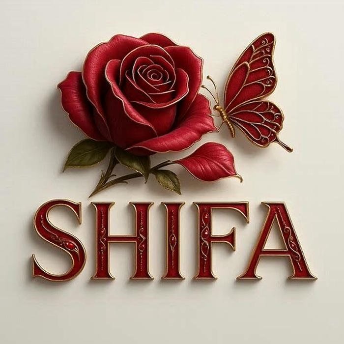 Calm moonlight portrait shifa name dp