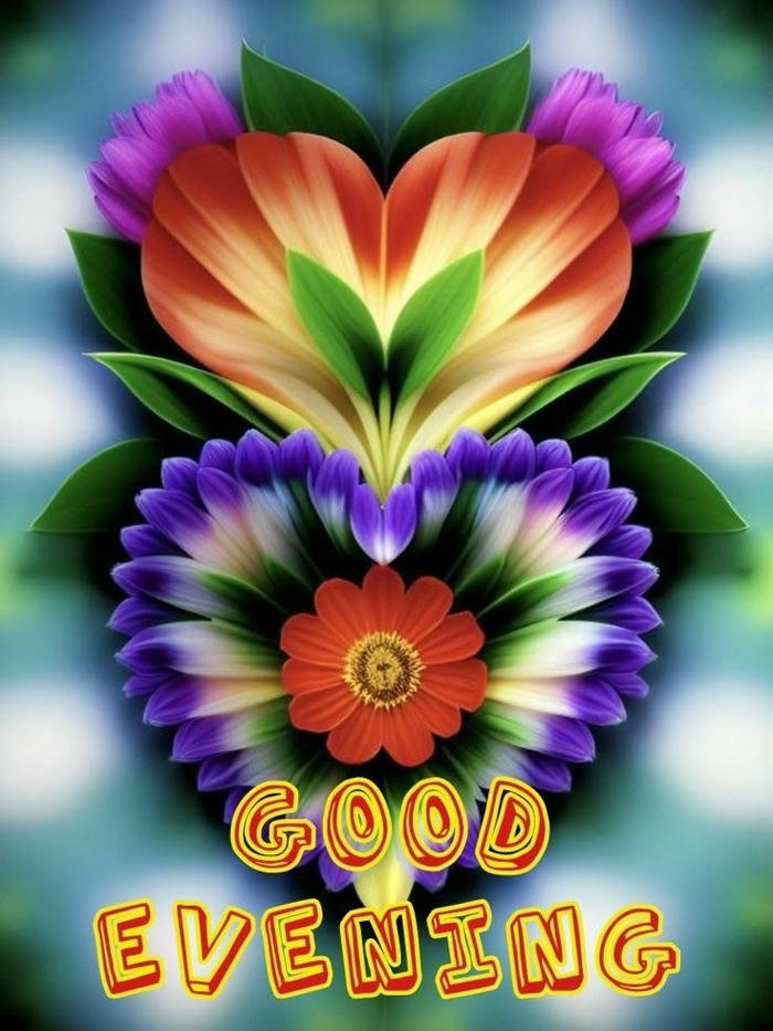 Colorful neon heart shape artistic evening love greeting card.