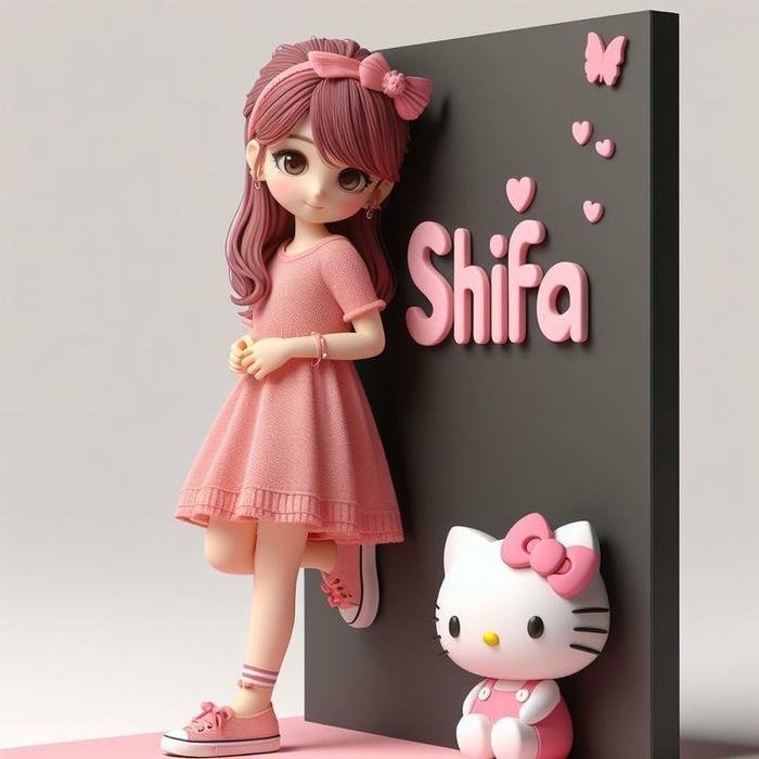 Dreamy cute smile shifa name dp