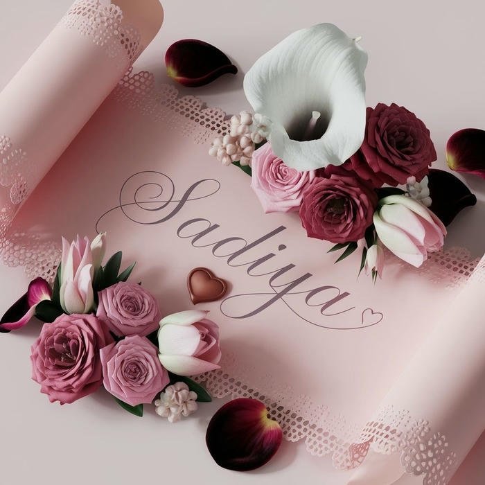 Dreamy eyes glow sadiya name dp