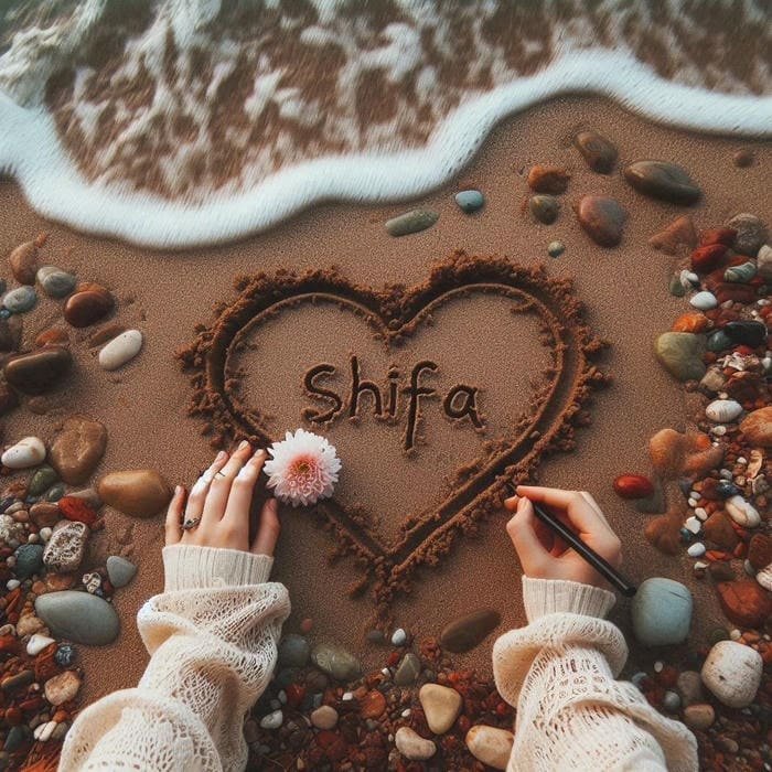 Dreamy shifa name dp gentle moon glow