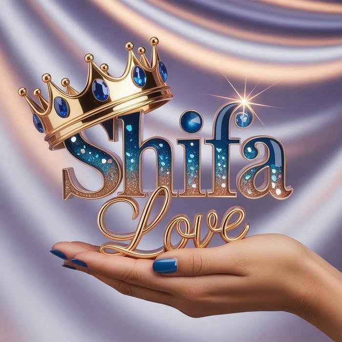 Elegant classy profile shifa name dp