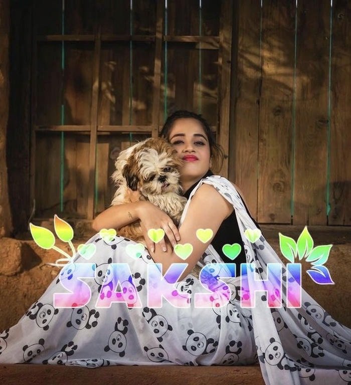 Elegant girl aura sakshi name dp